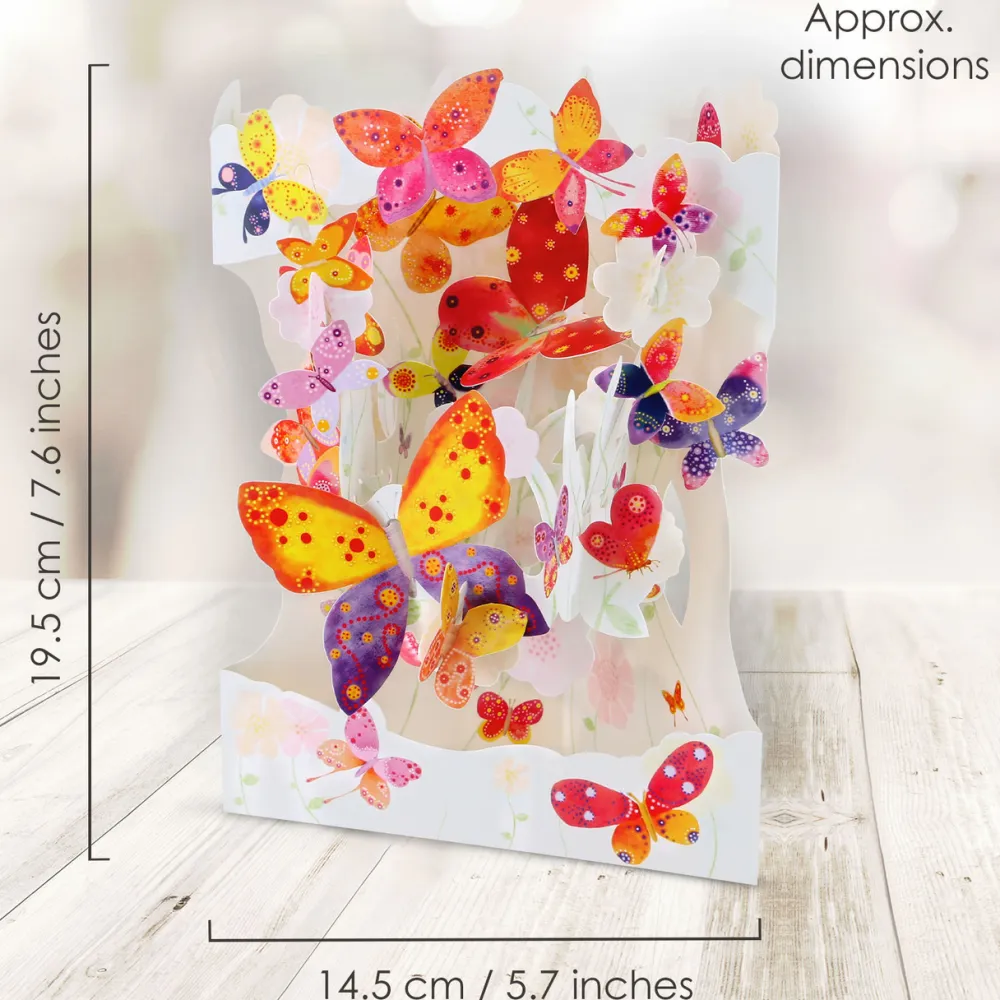 Butterfly Cloud Swing Card- Greeting Cards