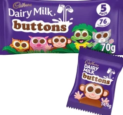 Cadbury Buttons 5 pack- British Chocolate