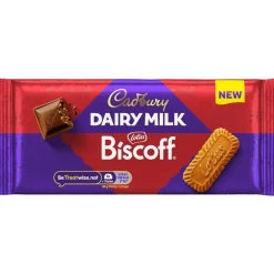 Cadbury Dairy Milk Biscoff Bar 95g- British Chocolate