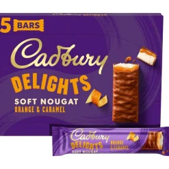 Cadbury Delights Orange & Caramel 5 Pack- British Chocolate