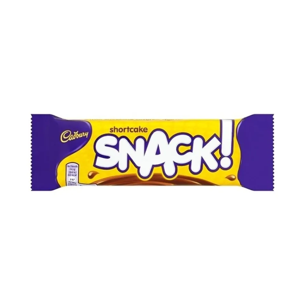 Cadbury Snack! Shortcake Bar- British Chocolate