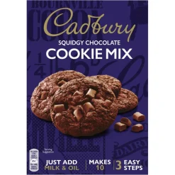 Cadbury Squidgy Chocolate Cookie Mix 265g- Desserts & Baking
