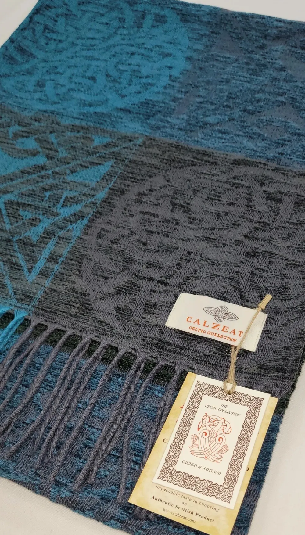 Calzeat of Scotland Celtic Knot Skye Wrap- Scarves & Wraps
