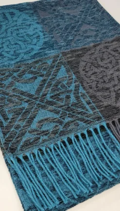 Calzeat of Scotland Celtic Knot Skye Wrap- Scarves & Wraps