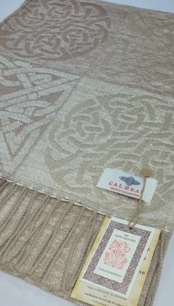 Calzeat of Scotland Celtic Knot Linen Wrap- Scarves & Wraps