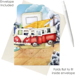 Camping Van Swing Card- Greeting Cards
