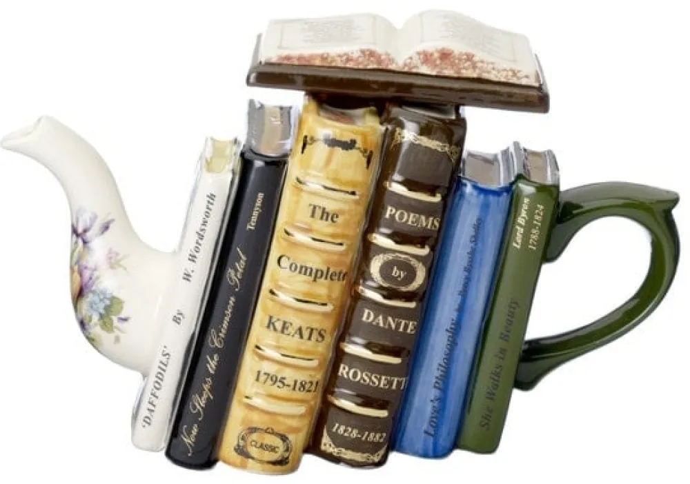 Carters of Suffolk Poetry Books Teapot- Teapots
