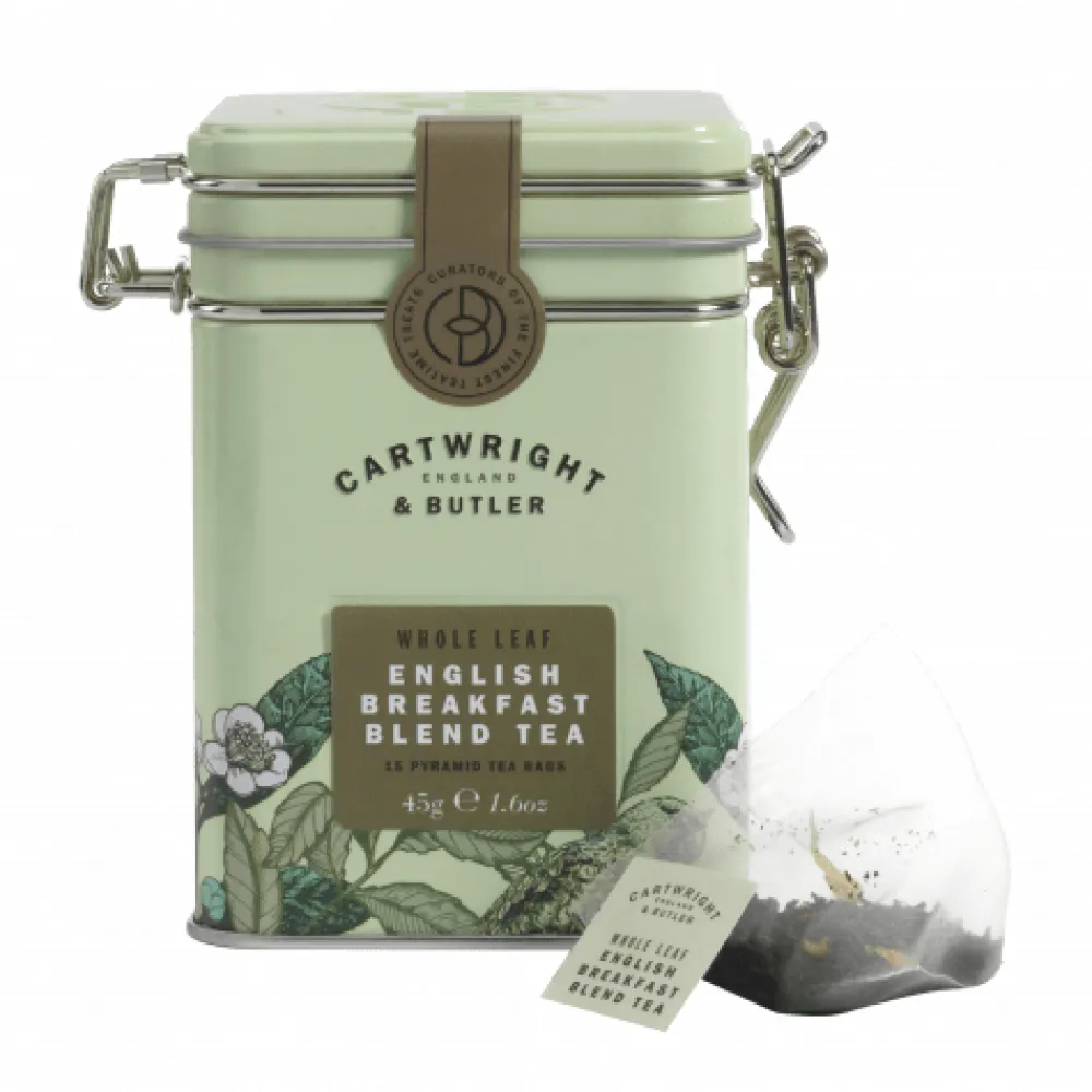 Cartwright & Butler English Breakfast Whole Leaf Tea Bags Caddy 15s- Other Favourites