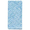 Caspari Fretwork Blue Cotton Napkin Set- Cotton Napkins