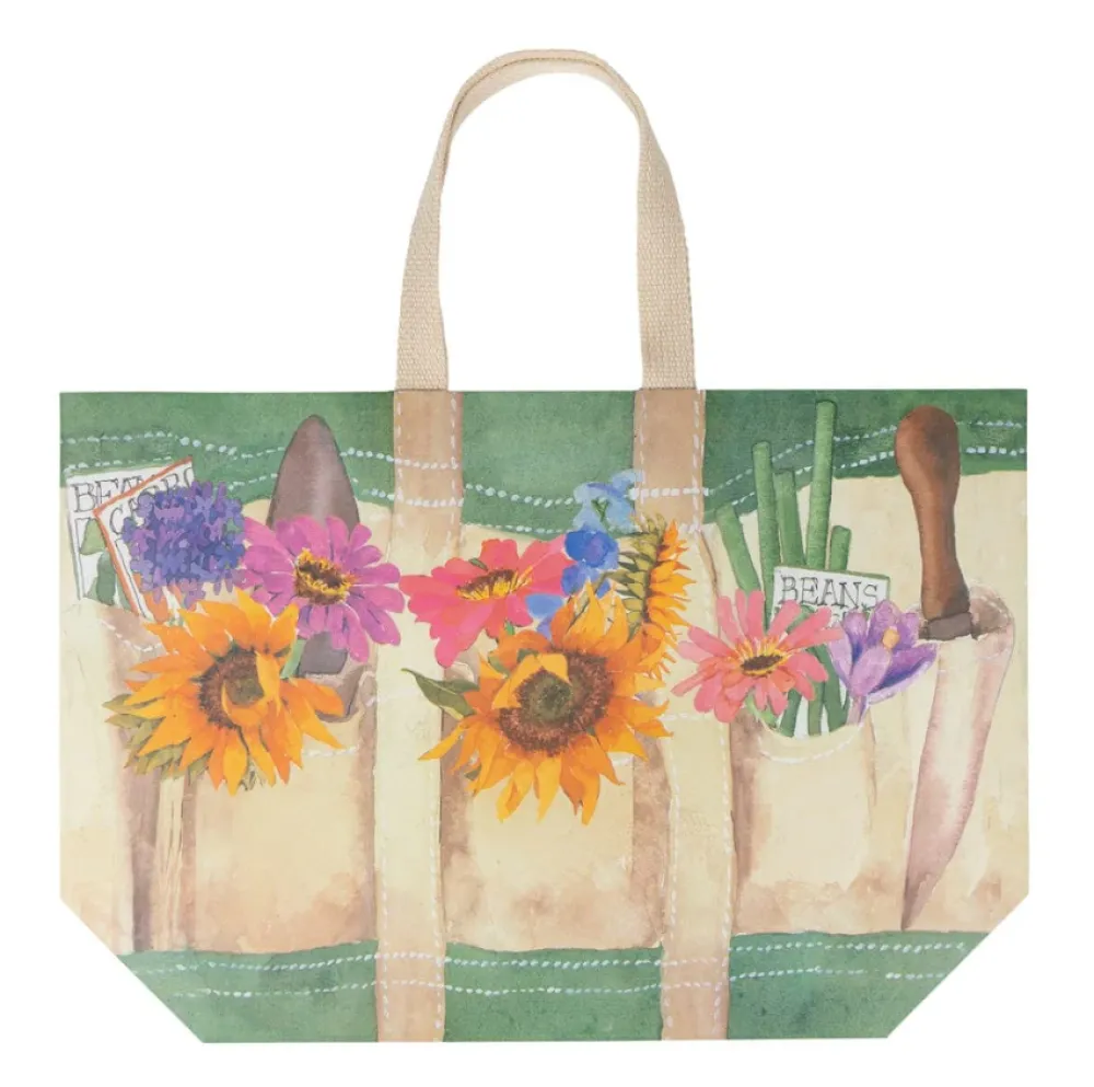 Caspari Garden Tote Large Gift Bag- Gift Bags