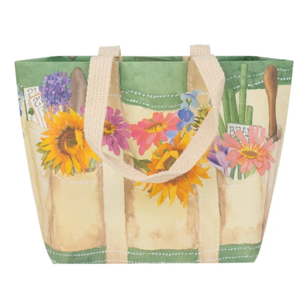 Caspari Garden Tote Small Gift Bag- Gift Bags