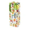 Caspari Happy Hour Wine & Bottle Gift Bag- Gift Bags