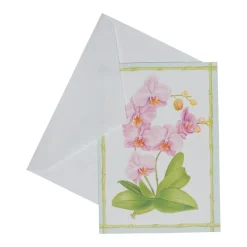 Caspari Orchid Conservatory Thank You Boxed Cards- Boxed Cards
