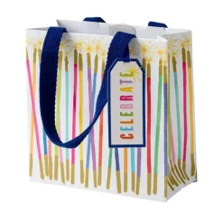 Caspari Party Candles Small Square Gift Bag- Gift Bags