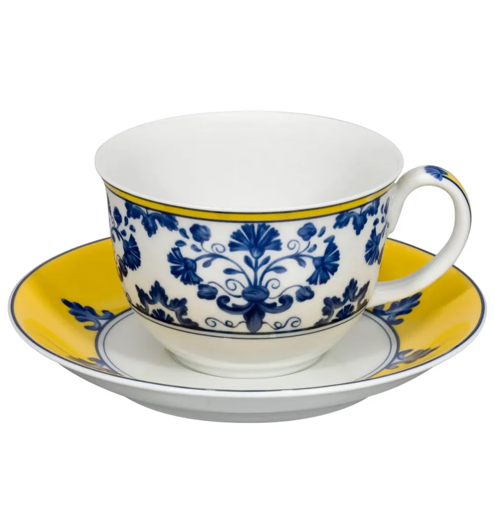 Castelo Branco Teacup & Saucer- Teacups & Saucers