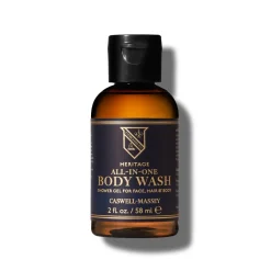 Caswell-Massey Heritage All-in-One Travel Size Body Wash- Bath & Shower|Beard & Mustache Care