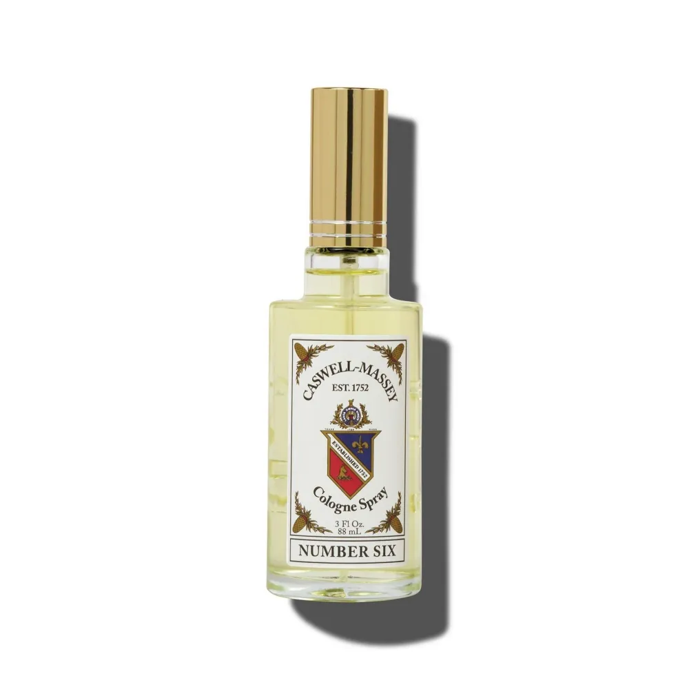 Caswell-Massey Number Six Gold Cap Cologne- Men's Fragrance