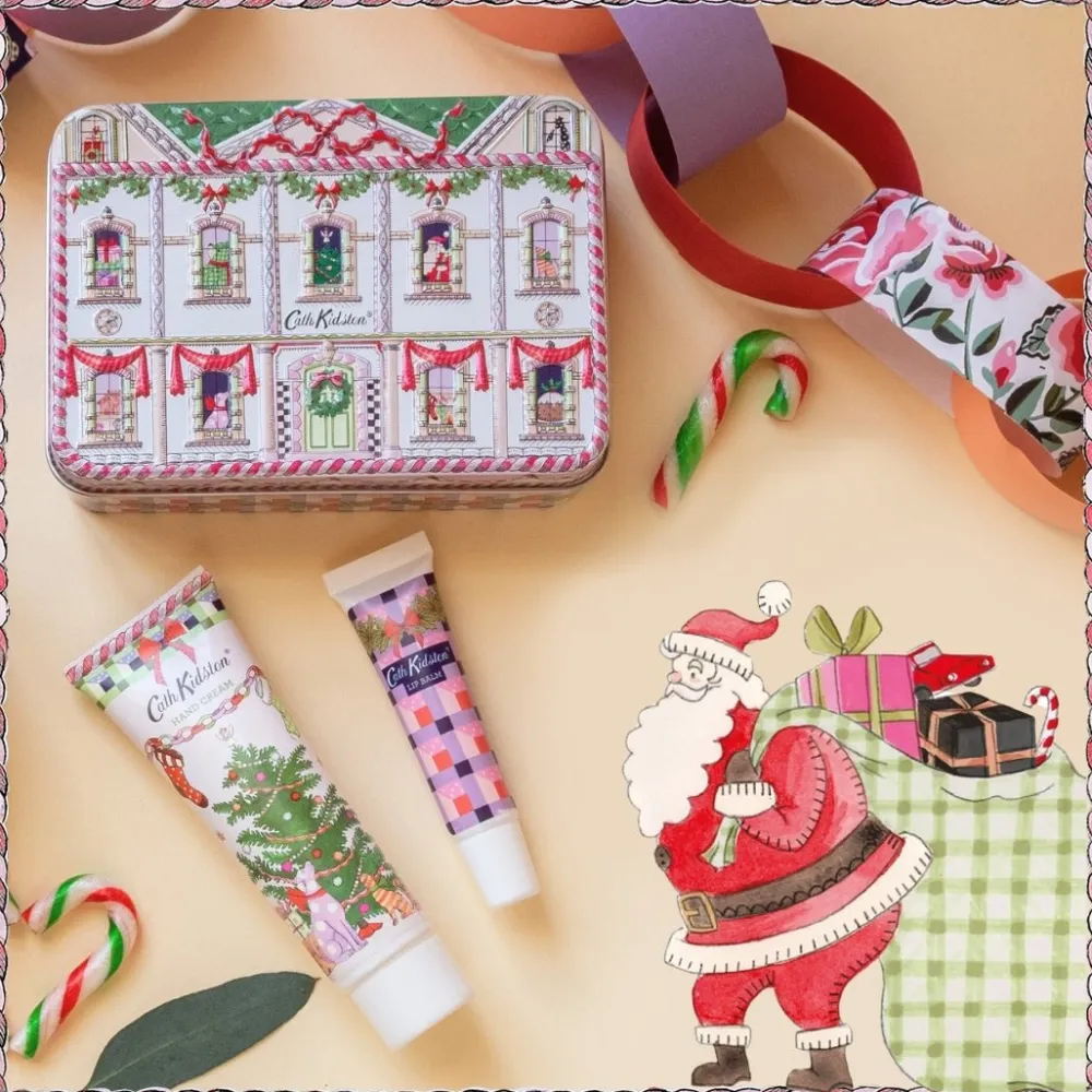 Cath Kidston A Dolls House Hand & Lip Gift Set Tin- Lotions & Creams