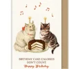 Cats & Cake Birthday Card- Greeting Cards