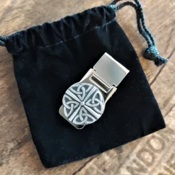Celtic Knot Money Clip- Cufflinks & Men's Accessories|Pewter Gifts & Jewelry