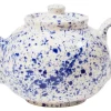 Ceramic Inspirations Blue Splatter Medium Betty Teapot- Teapots