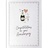 Champagne Anniversary Card- Greeting Cards