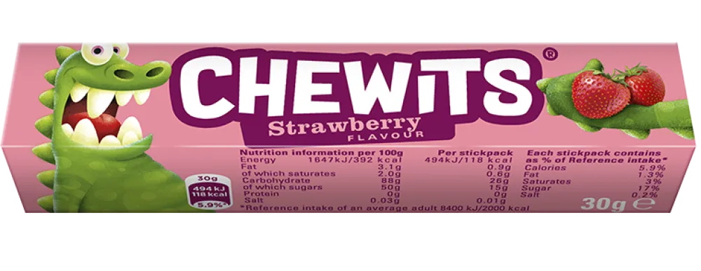 Chewits Strawberry- Sweets