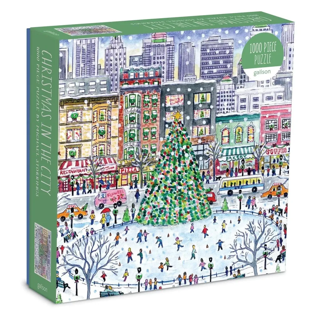 Christmas in the City 1000-Piece Puzzle- Games & Puzzles