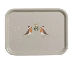 Christmas Robin Small Tray- Trays