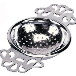 Chrome English Tea Strainer- Strainers, Infusers & Spoons