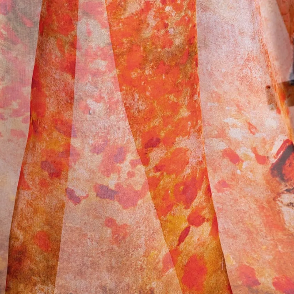 Claude Monet Poppy Field Silk Scarf- Scarves & Wraps|Cultural Icons
