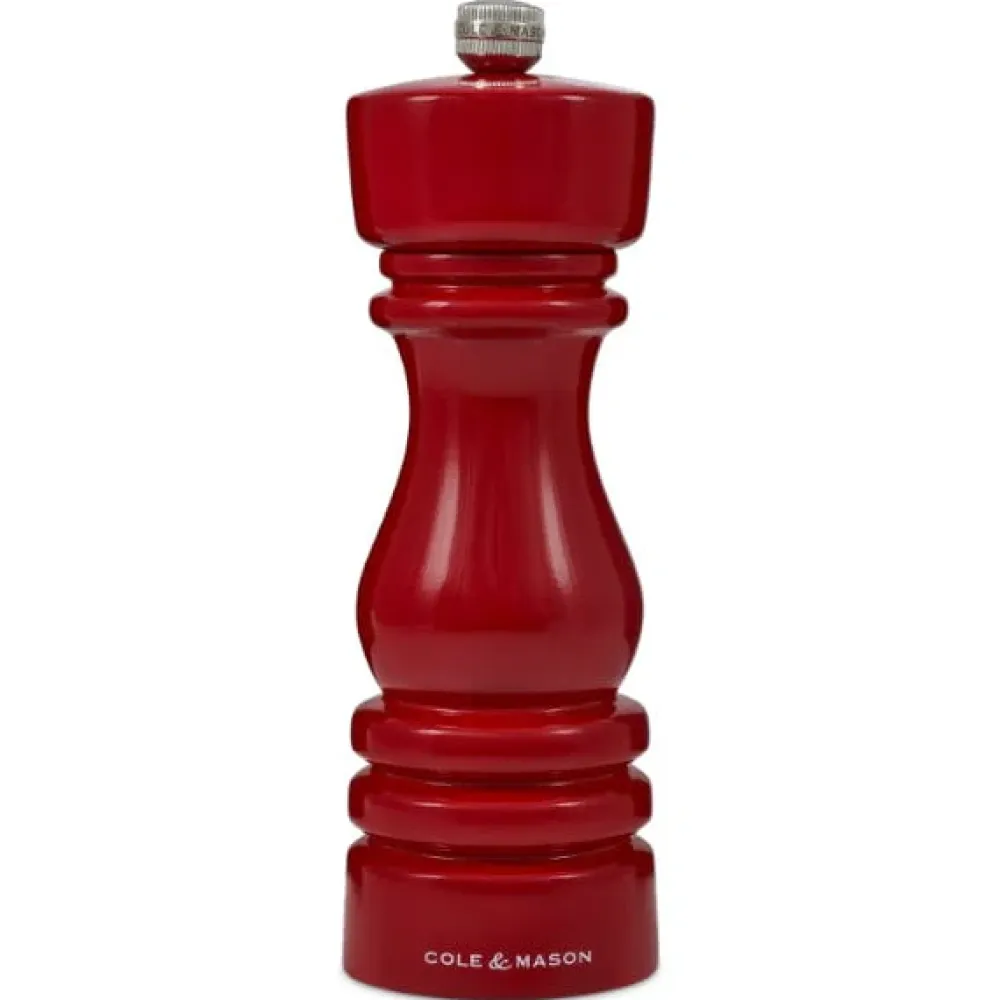 Cole & Mason "London" Red Salt & Pepper Mills- Kitchen Tools