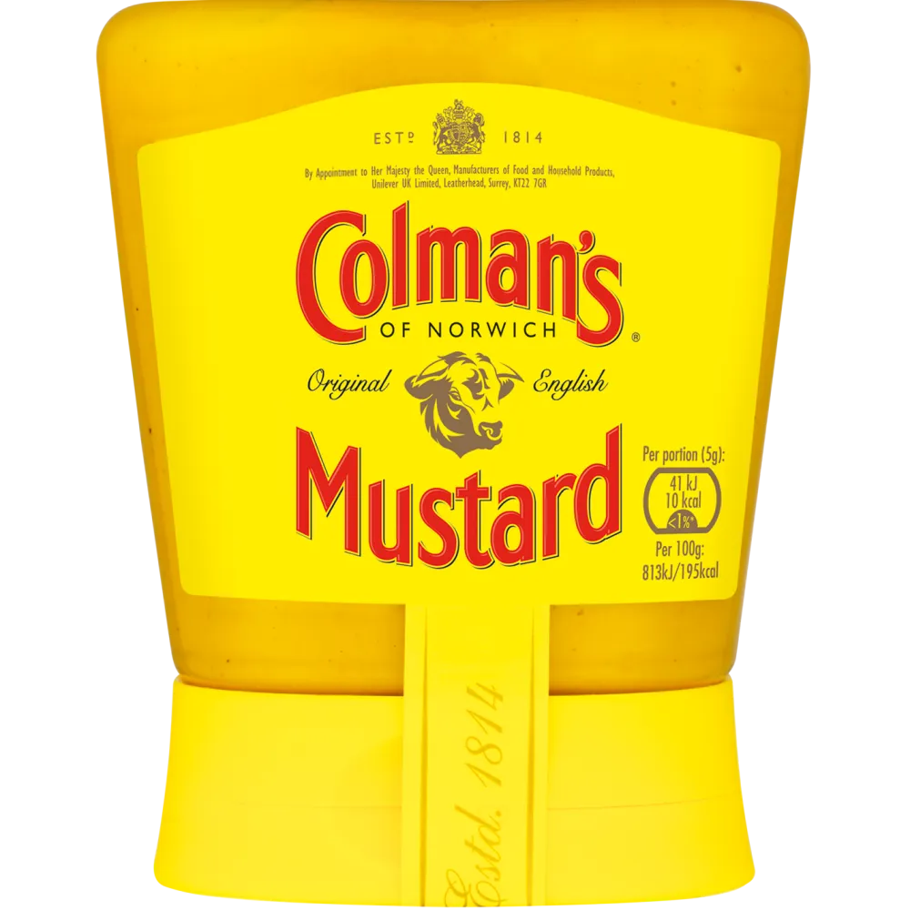 Colman's Original English Mustard Squeezable 150g- Groceries