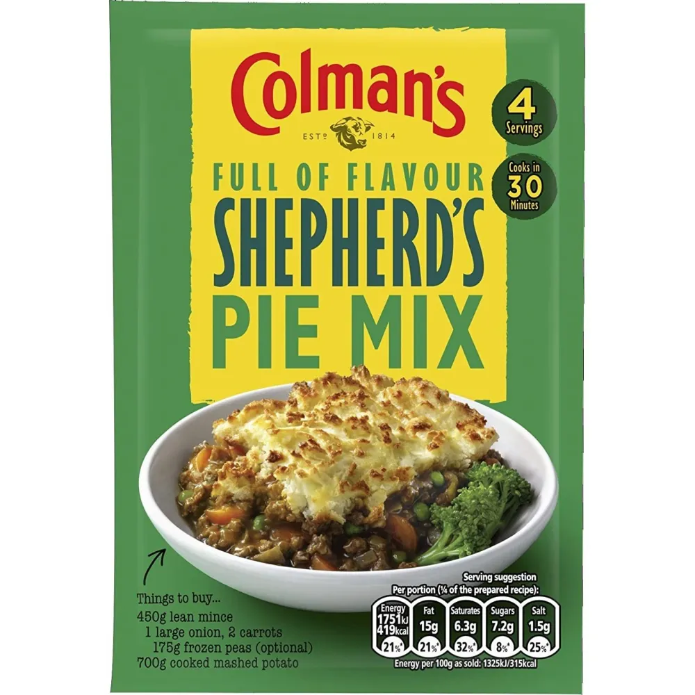 Colman's Shepherd's Pie Mix- Groceries