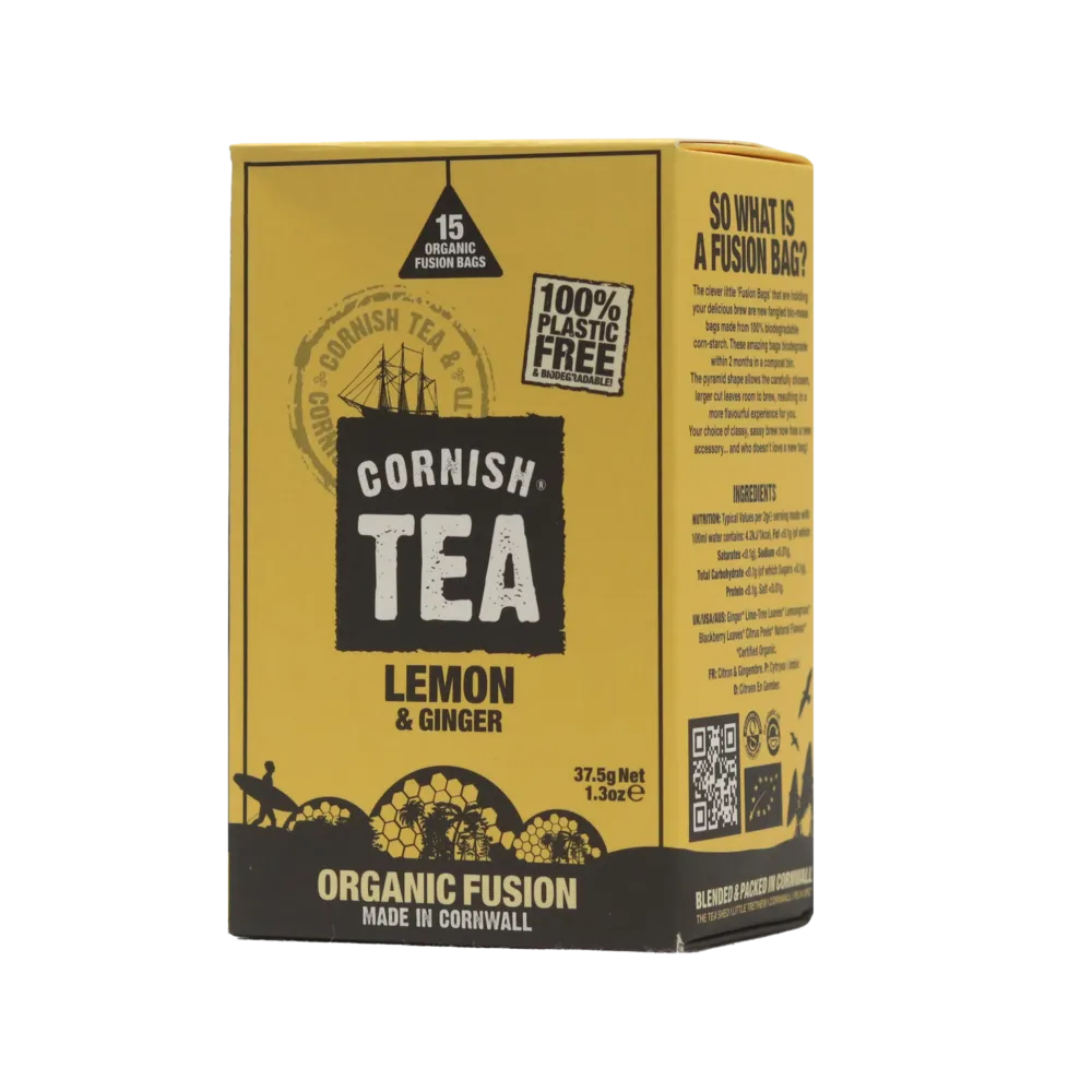 Cornish Tea Co. Lemon & Ginger Herbal Fusion 15s- Other Favourites