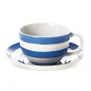 Cornishware Blue Breakfast Cup & Saucer- Cornishware|Teacups & Saucers