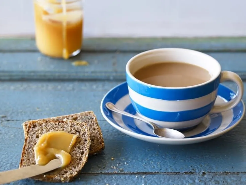 Cornishware Blue Breakfast Cup & Saucer- Cornishware|Teacups & Saucers