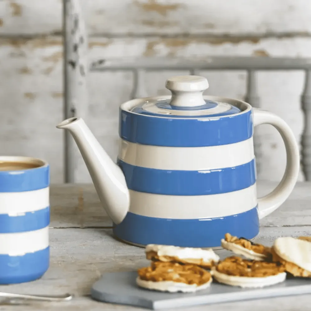 Cornishware Blue Classic Teapot- Cornishware|Teapots