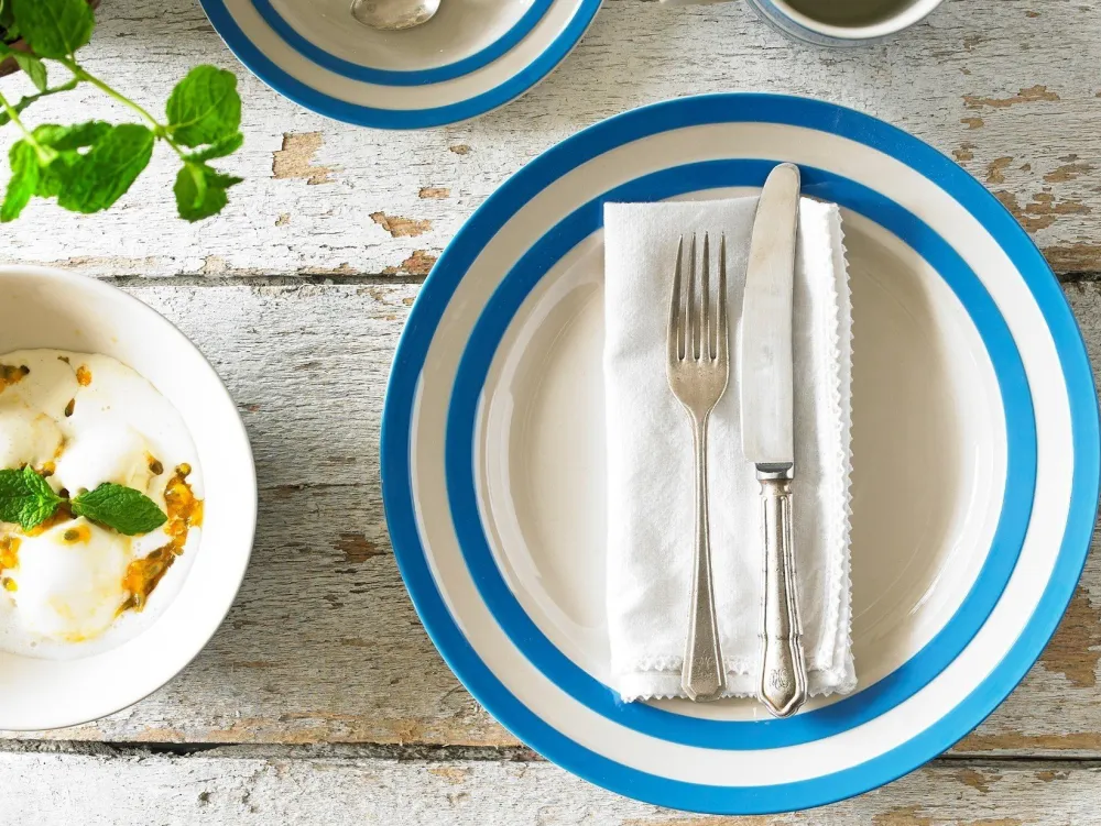 Cornishware Blue Lunch Plate- Cornishware