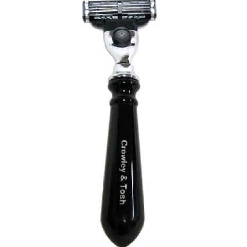 Crowley & Tosh Imitation Ebony Mach 3 Razor m15ks- Razors