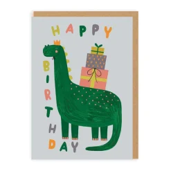 Cute Dinosaur Birthday Card- Greeting Cards