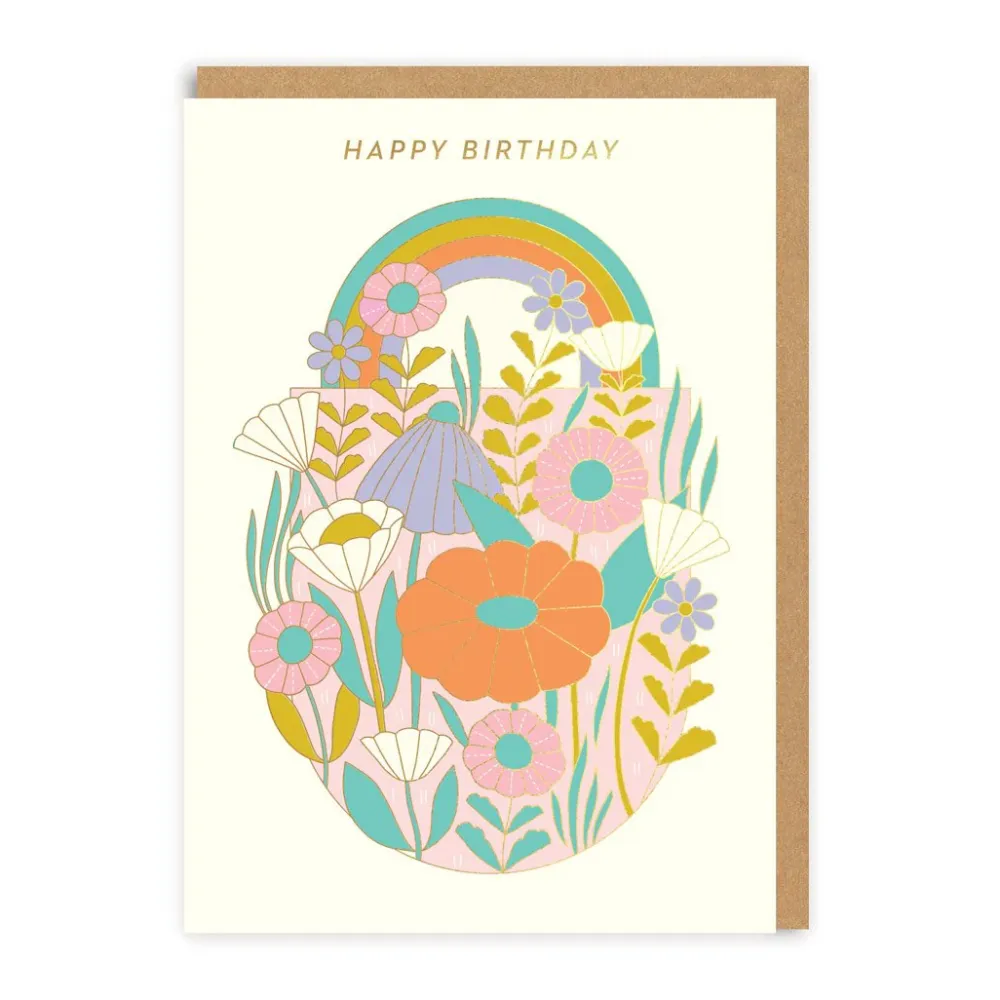 Daisies Happy Birthday Card- Greeting Cards