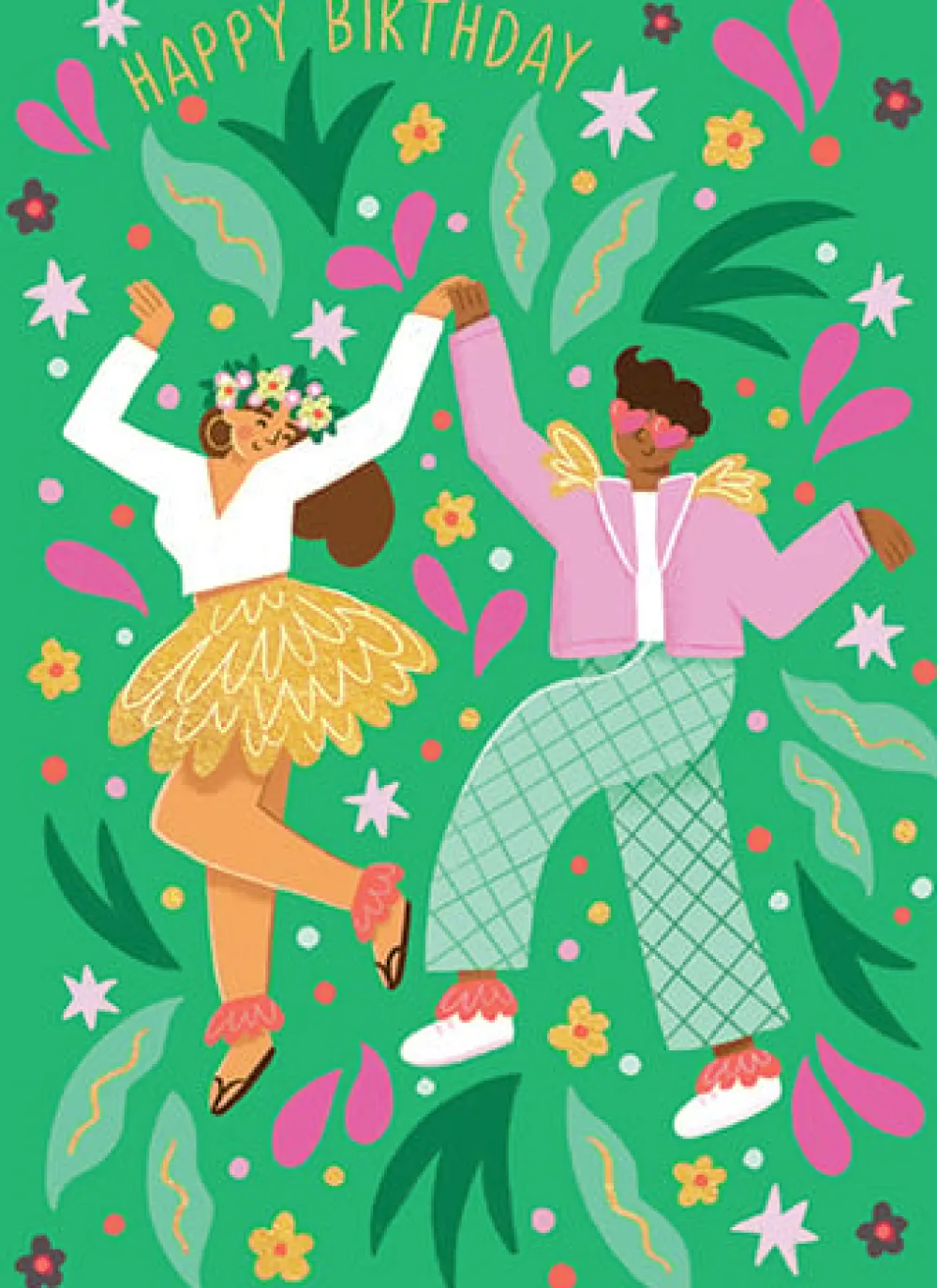 Dancing Couple Birthday Card- Greeting Cards
