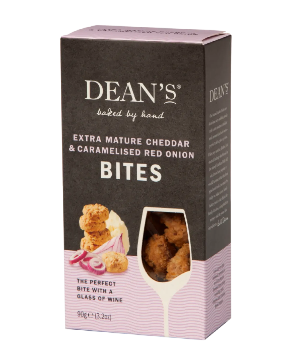 Dean's Extra Mature Cheddar & Caramelized Red Onion Bites- Crackers & Savory Snacks