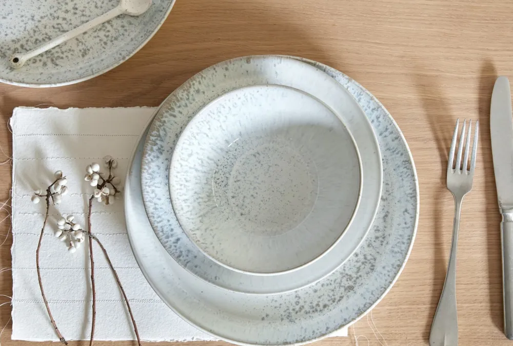 Denby Pottery Kiln Coupe Dinner Plate- Denby