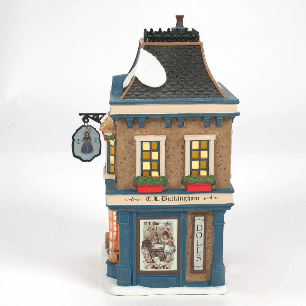 Dickens Village Dicken's Village "T.L. Buckingham Doll Shop"- Dickens Village