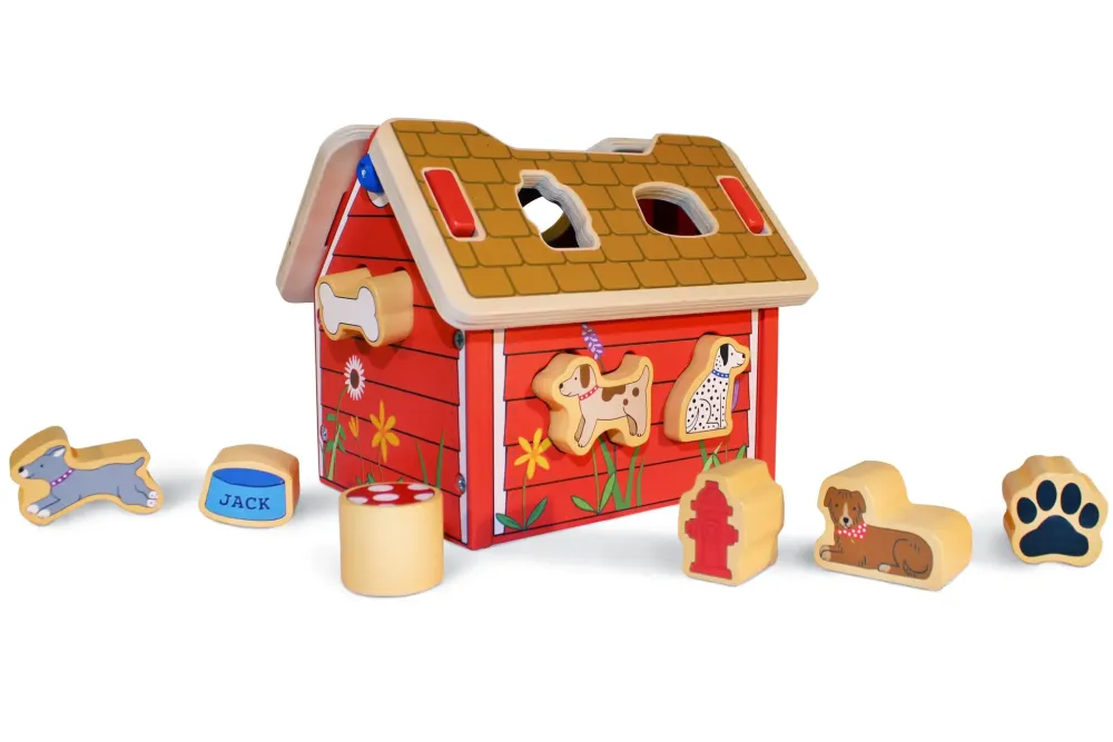 Dog House Sorter Box- Toys