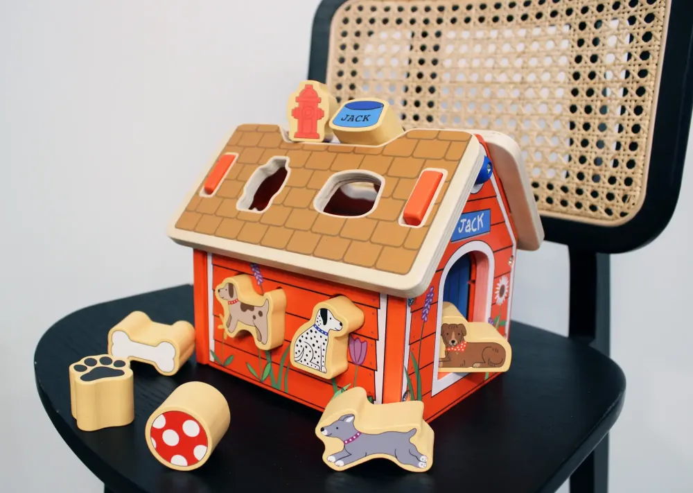 Dog House Sorter Box- Toys