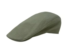 Donegal Touring Cap in Green Linen- Hats