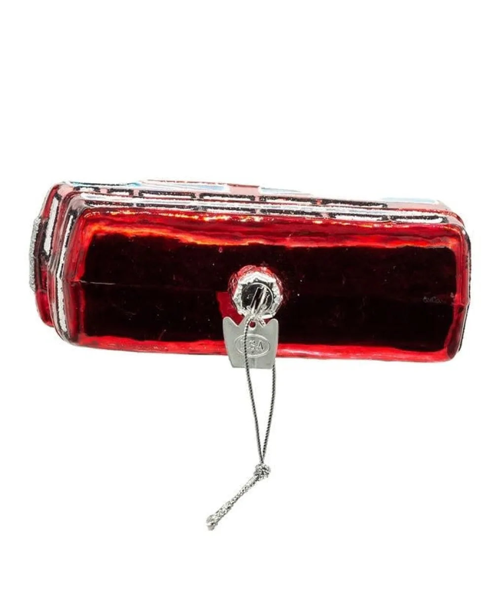 Double Decker Glass Ornament- Souvenirs